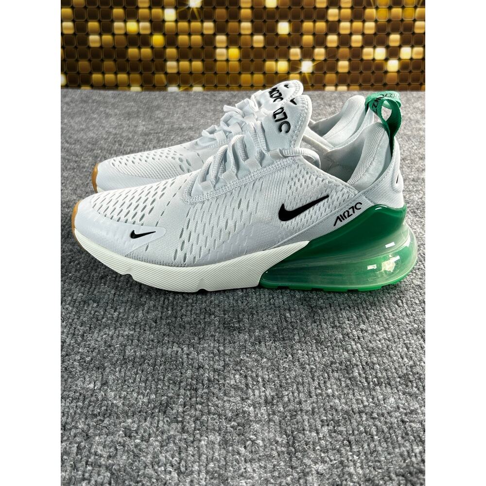 Nike Air Max 270 Women's White Green Running Shoes Size 8 - Picture 7 of 13